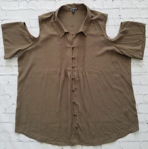 Express Cold Shoulder Blouse